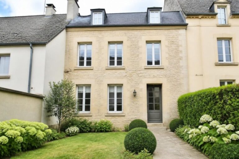 Maison de ville avec jardin